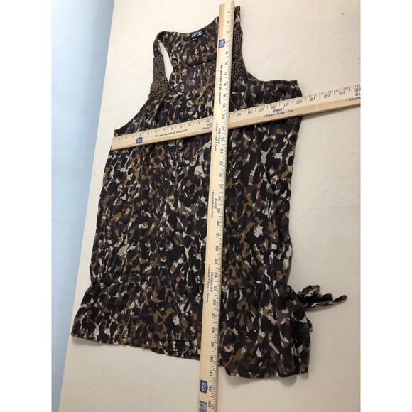 Apt. 9 Women Blouse Minimalist Mob Wife Embelished loose Sleeveless L Bella Swan - Picture 8 of 8